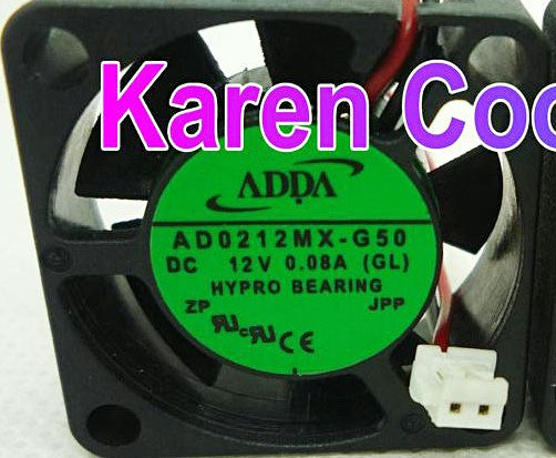 ADDA AD0212MX-G50 12V 0.08A 2wires Cooling Fan ADDA AD0212MX-G50 12V 0.08A 2wires Cooling Fan